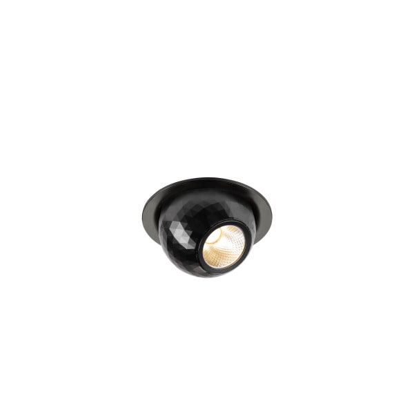 SLV - DYSKO, DL, rund, PHASE, Deckeneinbauleuchte, 2700 K, 6,4 W, 36°, schwarz