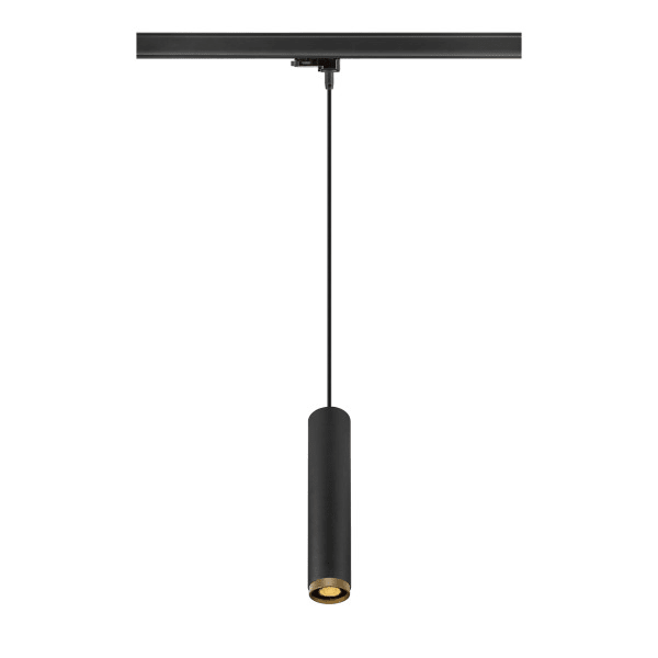 SLV - GRIP! L, 3~ Pendelleuchte, QPAR51, GU10, 1 x 6 W, schwarz / goldfarben