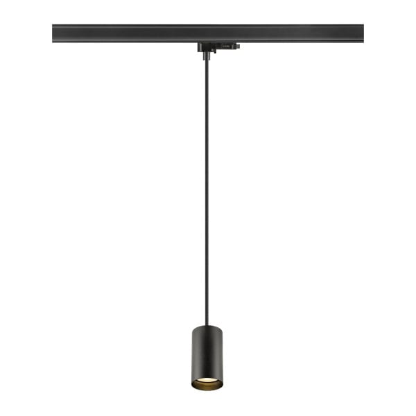 SLV - ENOLA 2.0 M, 3~ Pendelleuchte, SINGLE, QPAR51, 1 x 10 W, schwarz