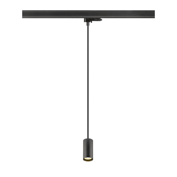 SLV - ENOLA 2.0 M, 3~ Pendelleuchte, SINGLE, GU10 MINI, PAR11, 1 x 5 W, schwarz