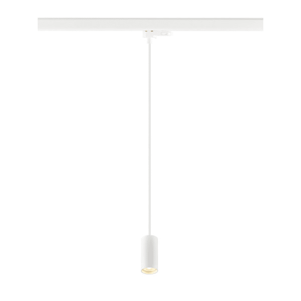 SLV - ENOLA 2.0 M, 3~ Pendelleuchte, SINGLE, GU10 MINI, PAR11, 1 x 5 W, weiß