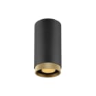 SLV - GRIP! L, CL, QPAR51, Deckenaufbauleuchte, GU10, 1 x 6 W, schwarz / goldfarben