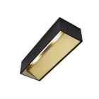 SLV - LOGS IN L, Wandaufbauleuchte, DALI, 3000 K, 20 W, schwarz / goldfarben