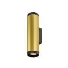 SLV - GRIP! L, Wandaufbauleuchte, UP/DOWN, QPAR51, 2 x 6 W, gold