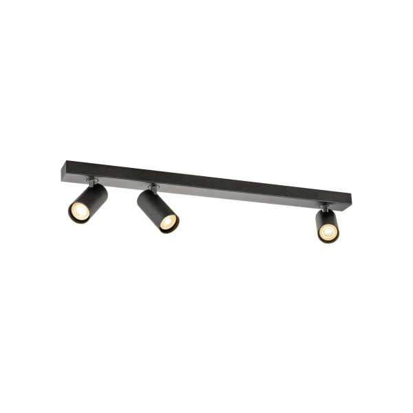 SLV - ENOLA 2.0 S, CL, TRIPPLE, GU10 MINI, PAR11, LONG, Deckenaufbauleuchte, 3 x 5 W, schwarz