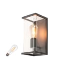 SLV - QUADRULO LAMP SET, WL, Wandaufbauleuchte, Inkl. ST64 E27, PHASE, 2700 K, 320°, anthrazit