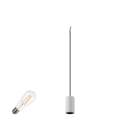 SLV - FITU LAMP SET, PD, STONE, 1~ Pendelleuchte, E27, 2700 K, PHASE, 320°, grau