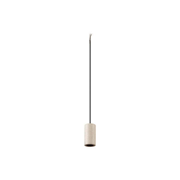 SLV - FITU LAMP SET, PD, STONE, INKL. E27 LAMPE UND 3PH. ADAPTER, 3~ Pendelleuchte, Pendellänge: 500 cm, 1900 K, Globe 150, 1 x 15 W, 6 W, 330°, b