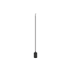 SLV - FITU LAMP SET, PD, RIBBED, INKL. E27 LAMPE UND 3-PHASEN ADA., 3~ Pendelleuchte, Pendellänge: 500 cm, 1900 K, Globe 125, 1 x 15 W, 6 W, 330°,