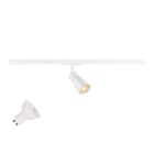SLV - PURI 2.0 LAMP SET, Dome, 1~ Spot, INKL. PAR16 GU10, 2700 K, GU10, 1 x 6 W, PHASE, 38°, weiß