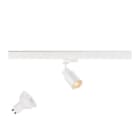 SLV - PURI 2.0 LAMP SET, Tube, 3~ Spot, INKL. PAR16 GU10, 3000 K, GU10, 1 x 6 W, PHASE, 38°, weiß
