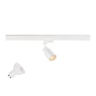 SLV - PURI 2.0 LAMP SET, Tube, 3~ Spot, INKL. PAR16 GU10, 2700 K, GU10, 1 x 6 W, PHASE, 38°, weiß