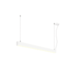 SLV - GLENOS® 2.0, PD, 1,2M, DALI, UGR19, Pendelleuchte, Pendellänge: 200 cm, 3000 K, 38 W, 80°, weiß
