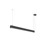 SLV - GLENOS® 2.0, PD, 1,2M, DALI, UGR19, Pendelleuchte, Pendellänge: 200 cm, 4000 K, 38 W, 80°, schwarz