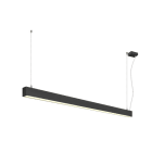SLV - GLENOS® 2.0, PD, 1,5M, DALI, UGR19, Pendelleuchte, Pendellänge: 200 cm, 3000 K, 46 W, 80°, schwarz