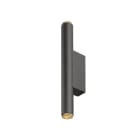 SLV - GRIP! S, WL, PHASE, UP/DOWN, Wandaufbauleuchte, 2700 K, 12 W, 29°, schwarz / goldfarben