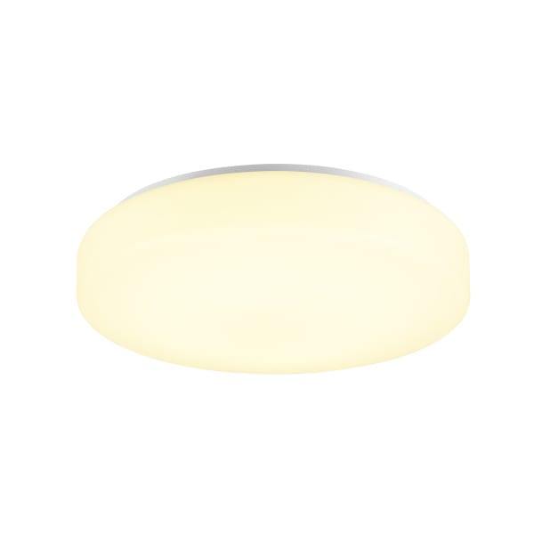 SLV - LIPSY® 2.0 40, CW, DRUM, Wand- und Deckenaufbauleuchte, 3000 K / 4000 K, 9/18 W, 120°, weiß / milchig
