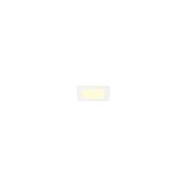 SLV - SENSER 2.0 12, RL, eckig, PHASE, Deckeneinbauleuchte, 3000 K / 4000 K, 8,4 W, 90°, weiß