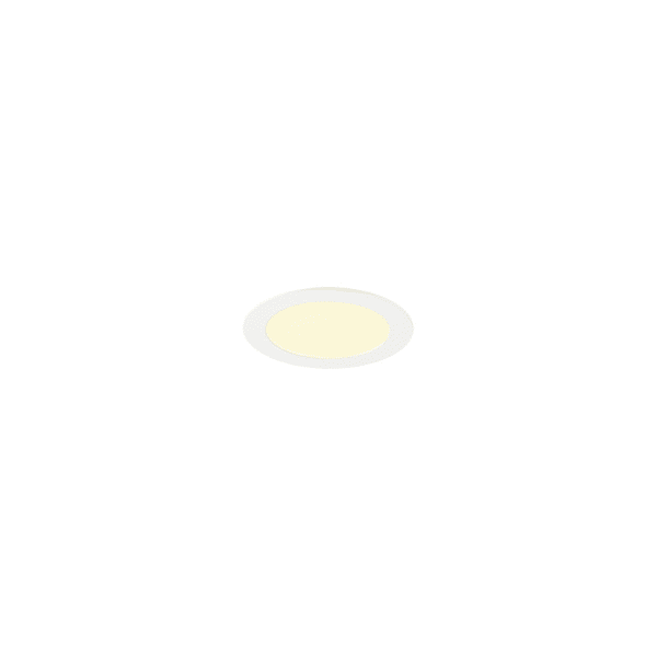 SLV - SENSER 2.0 18, RL, rund, PHASE, Deckeneinbauleuchte, 3000 K / 4000 K, 12 W, 90°, weiß