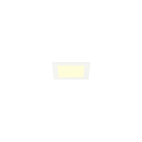 SLV - SENSER 2.0 18, RL, eckig, PHASE, Deckeneinbauleuchte, 3000 K / 4000 K, 12 W, 90°, weiß