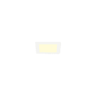 SLV - SENSER 2.0 18, RL, eckig, PHASE, Deckeneinbauleuchte, 3000 K / 4000 K, 12 W, 90°, weiß