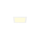 SLV - SENSER 2.0 24, RL, eckig, PHASE, Deckeneinbauleuchte, 3000 K / 4000 K, 20 W, 90°, weiß