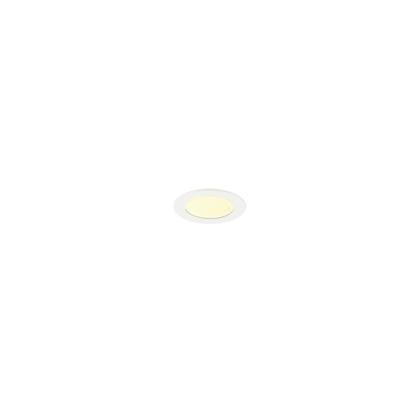 SLV - SENSER 2.0 12, RL, rund, DALI, Deckeneinbauleuchte, 3000 K / 4000 K, 7 W, 90°, weiß