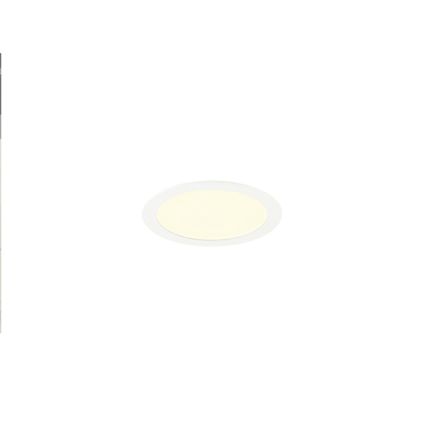 SLV - SENSER 2.0 24, RL, rund, DALI, Deckeneinbauleuchte, 3000 K / 4000 K, 18 W, 90°, weiß