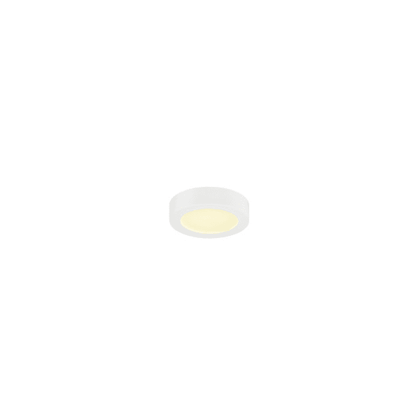 SLV - SENSER 2.0 18, CW, rund, DALI, Wand- und Deckenaufbauleuchte, 3000 K / 4000 K, 13 W, 90°, weiß
