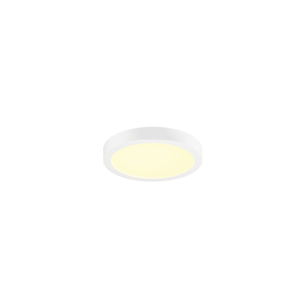 SLV - SENSER 2.0 30, CW, rund, DALI, Wand- und Deckenaufbauleuchte, 3000 K / 4000 K, 27 W, 90°, weiß