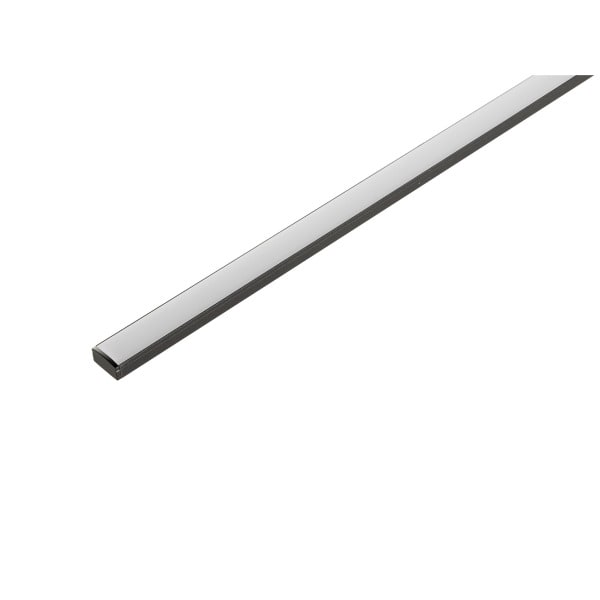 SLV - LEDSTRIP PROFIL AUFBAU FLACH, S, schwarz
