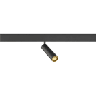 SLV - GRIP! M, 48V Spot, DALI, deep & recessed track, 3000 K, 13W, 42°, schwarz / goldfarben