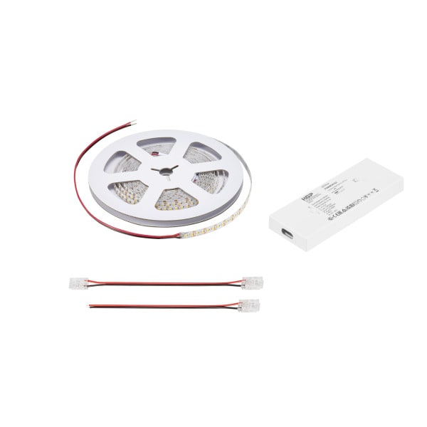 SLV - LEDSTRIP SET STRIP SMD + TREIBER, S, LED Strip, 3000 K, 500 cm, IP20