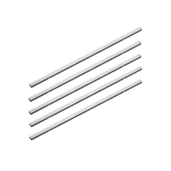 SLV - LEDSTRIP SET, PROFIL AUFBAU FLACH + DIFFUSOR 5*1m, S, schwarz