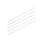SLV - LEDSTRIP SET, PROFIL AUFBAU FLACH + DIFFUSOR 5*1m, S, weiß