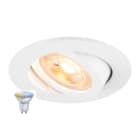 SLV - NEW TRIA® 68 SMART SET, DL, RUND, GU10, PAR16, ZIGBEE, TW, Deckeneinbauleuchte, weiß