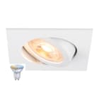 SLV - NEW TRIA® 68 SMART SET, DL, ECKIG, GU10, PAR16, ZIGBEE, TW, Deckeneinbauleuchte, weiß