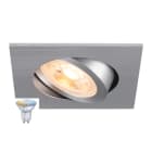 SLV - NEW TRIA® 68 SMART SET, DL, ECKIG, GU10, PAR16, ZIGBEE, TW, Deckeneinbauleuchte, aluminium