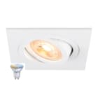 SLV - NEW TRIA® 75 SMART SET, DL, ECKIG, GU10, PAR16, ZIGBEE, TW, Deckeneinbauleuchte, weiß