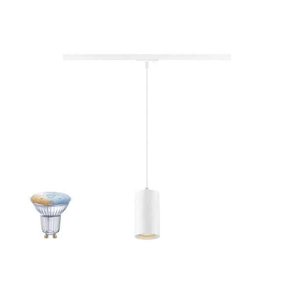 SLV - ASTO TUBE SMART SET, 1PH., PD, GU10, PAR16, ZIGBEE, TW, 1~ Spot, weiß