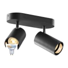 SLV - ASTO TUBE SMART SET, CW, DOUBLE, GU10, PAR16, ZIGBEE, TW, Wand- und Deckenaufbauleuchte, schwarz