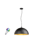 SLV - FORCHINI 50 SMART SET, PD, E27, A60, ZIGBEE, RGBW, Pendelleuchte, schwarz