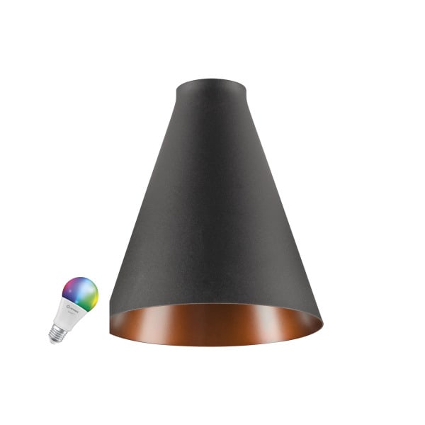 SLV - LALU® SMART SET, PD, E27, A60, ZIGBEE, RGBW, Pendelleuchte, schwarz