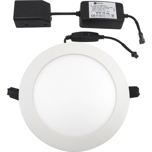 SLV - LUCETTE G2, Deckeneinbauleuchte, CCT, 3000 K / 4000 K, 12 W, 110°, IP44, weiß