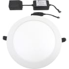 SLV - LUCETTE G2, Deckeneinbauleuchte, CCT, 3000 K / 4000 K, 18 W, 110°, IP44, weiß