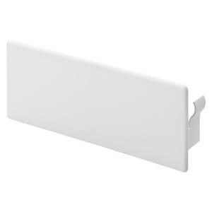 GEWISS - Bruestungskanal 70x100-80 Endstueck PVC RAL9010