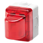 GEWISS - System elektronische AP-Kontrollleuchte Rot max. 15W 230V AC IP55 RAL 7035