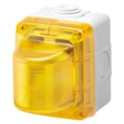 GEWISS - System elektronische AP-Kontrollleuchte Gelb max. 15W 230V AC IP55 RAL 7035