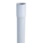 GEWISS - Mittleres Elektroinstallationsrohr mit Muffe starr 25 mm Klasse 33211 3 m grau