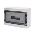 GEWISS - Verteiler AP mit Sichttuer IP65 410x285x140mm 1x18TE mit PE/N Klemmleisten